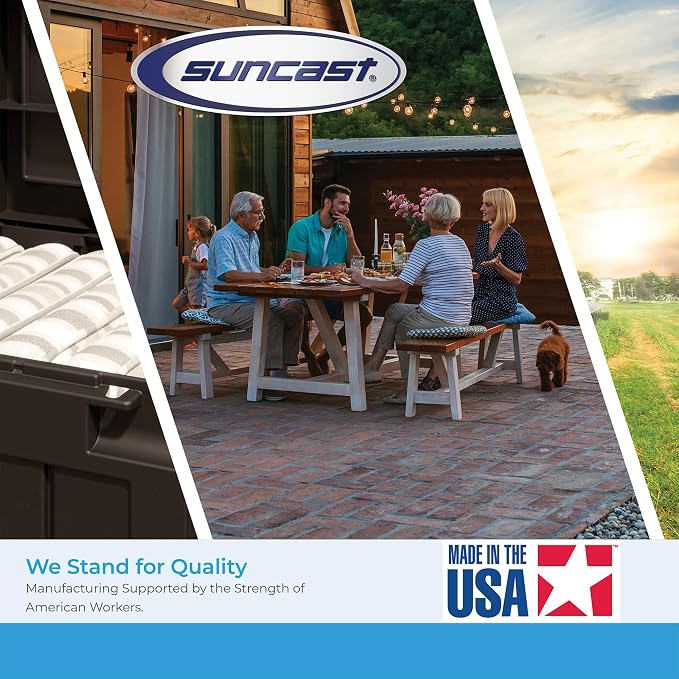 Suncast Hideaway Outdoor Trash Can - Image 10
