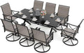 Kurapika 9-Piece Patio Dining Set, Patio Furniture Set by Kurapikafurniture