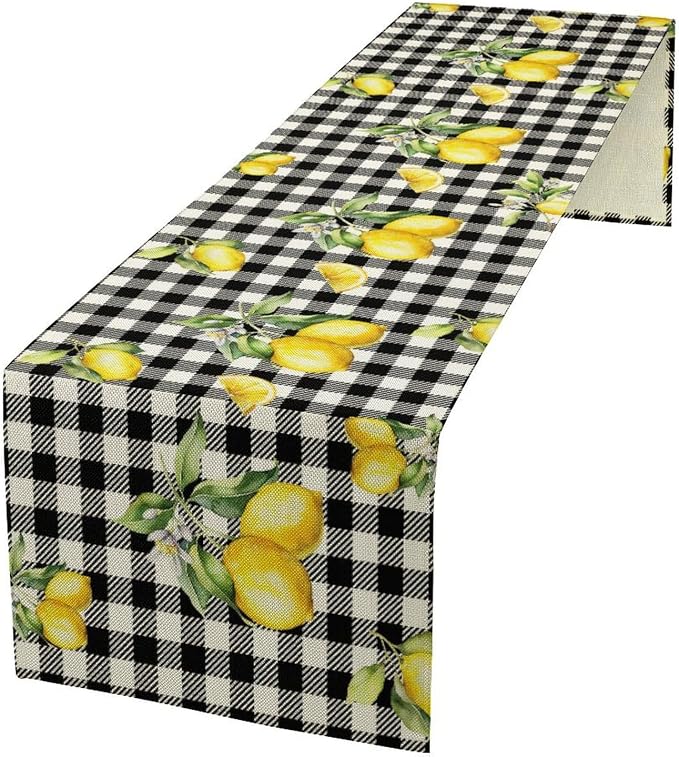 Fresh Lemon Table Runner by Unknown