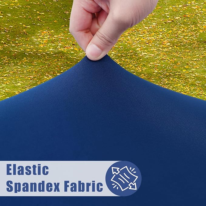 Spandex Square Table Cloth 6 Pack, Elastic Fitted Tablecloths - Image 2