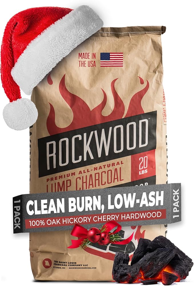 Rockwood Premium Hardwood Lump Charcoal – Oak, Hickory & Cherry Blend by Rockwood