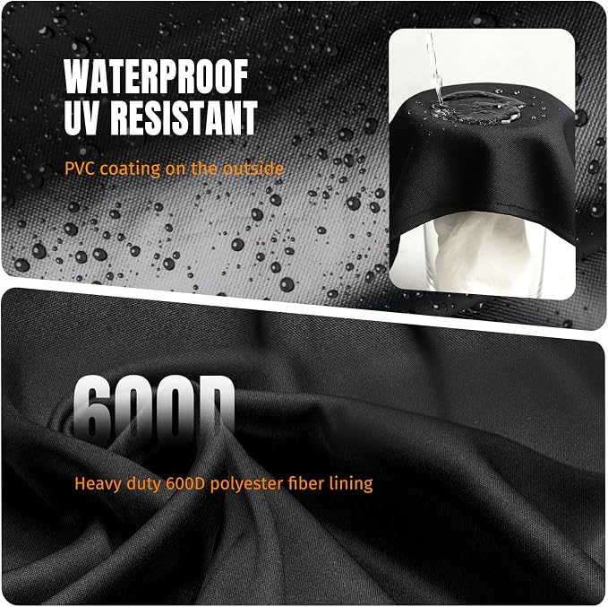 SHINESTAR Square Fire Pit Cover, Fits - Image 4