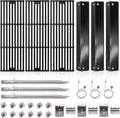 Adviace Grill Parts for Char Griller 5050, King Griller 3008, Cast Iron Grill by Adviace
