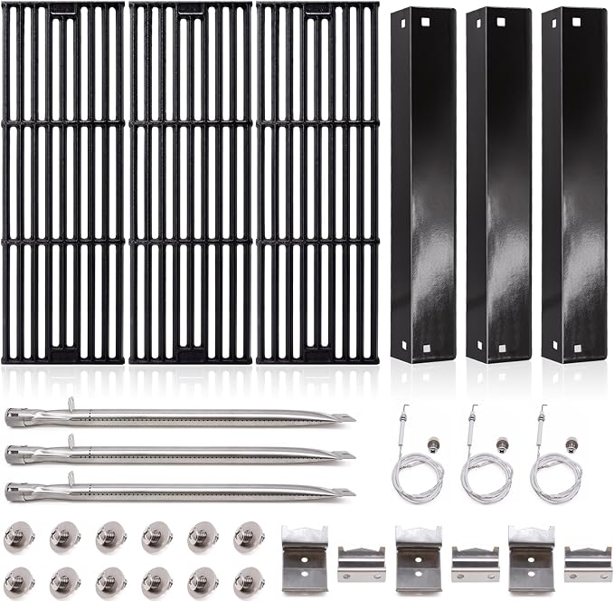 Adviace Grill Parts for Char Griller 5050, King Griller 3008, Cast Iron Grill by Adviace