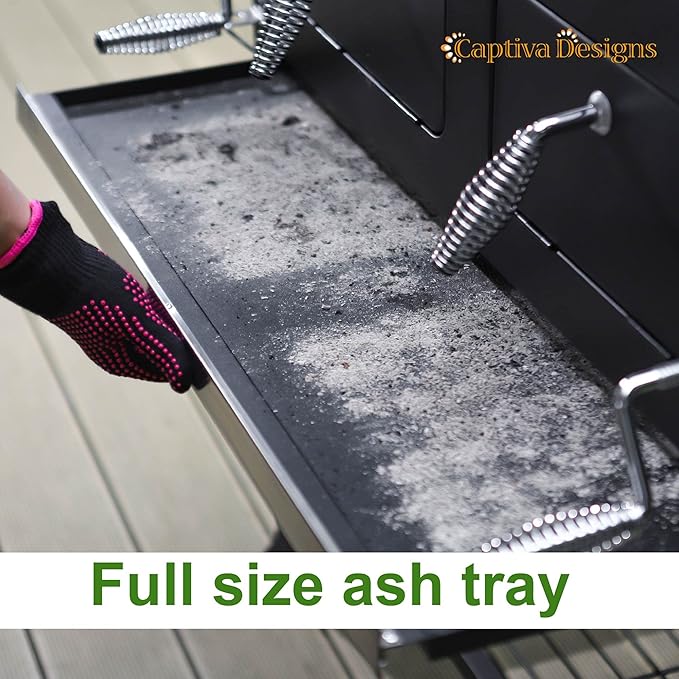 Captiva Designs Extra Large Charcoal BBQ Grill - Image 4