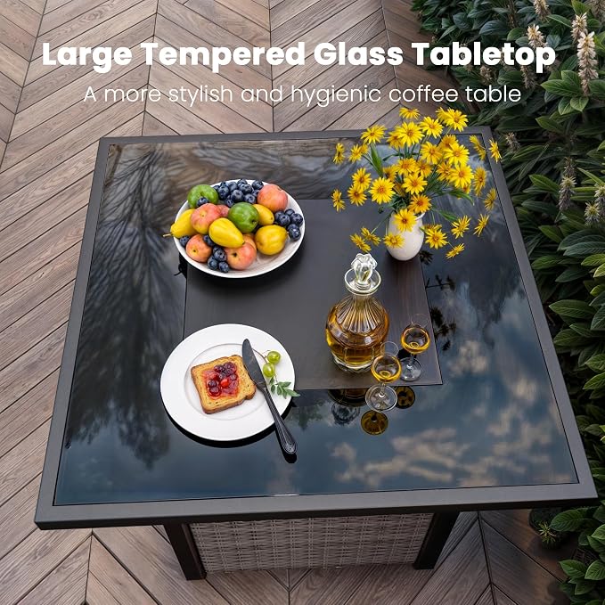 Propane Outdoor Fire Pit Table, Outdoor Gas FirePit - Image 3