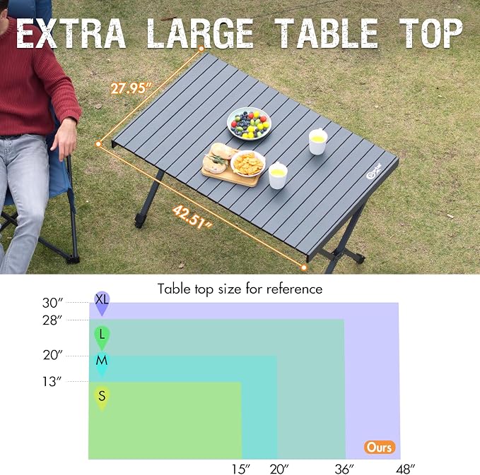 PORTAL Folding Outdoor Camping Table - Image 2