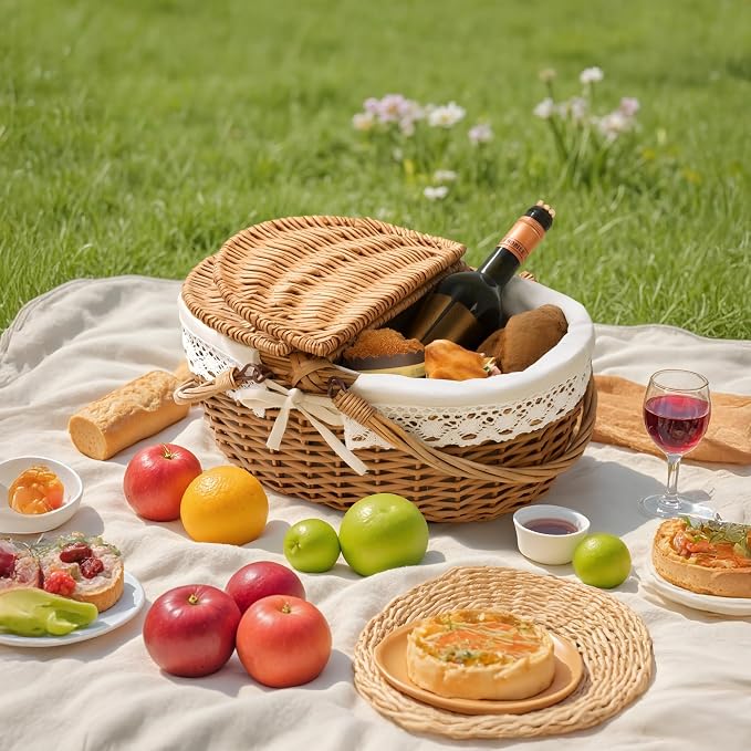 GRANNY SAYS Picnic Basket, Wicker Basket - Image 2