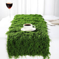 Zeyune 4 Pcs Fake Moss Table Runner by Zeyune