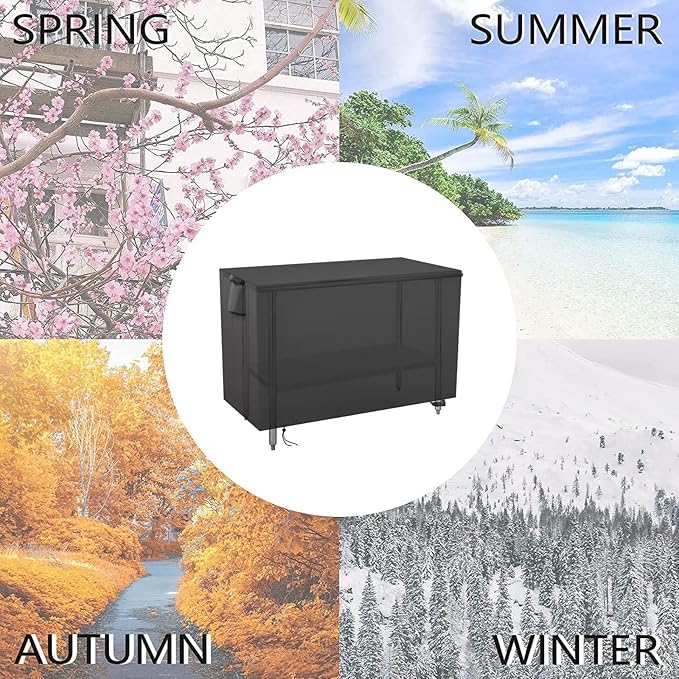Outdoor Grill Table Cover for BBQ Mall Pizza Oven Cart Table, Waterproof Patio - Image 6