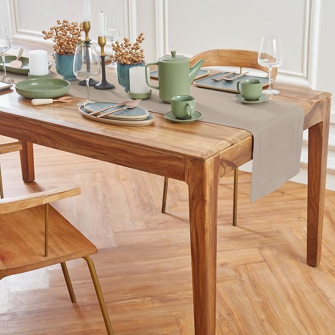 Solino Home Linen Table Runner 90 Inches Long - Image 9
