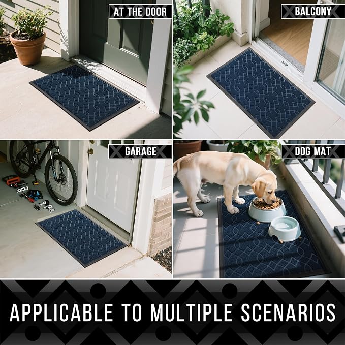 Yimobra Large Door Mat 36x24, All-Season Waterproof Doormat Outdoor Entrance - Image 6