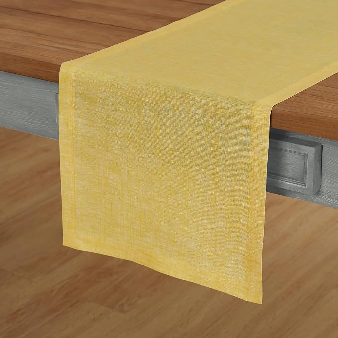 Solino Home Linen Table Runner 144 Inches Long by SolinoHome