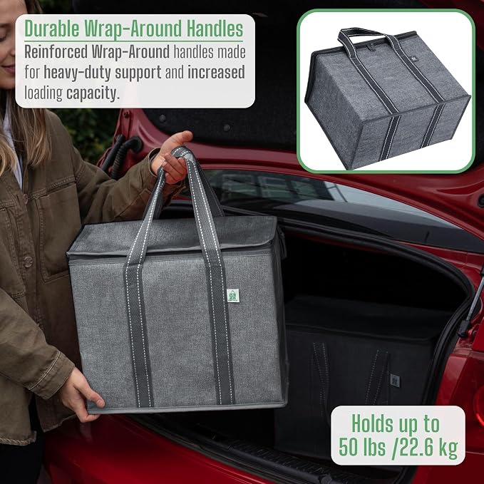 VENO 2 Pack Cooler Bag and Insulated Grocery Bags - Image 5