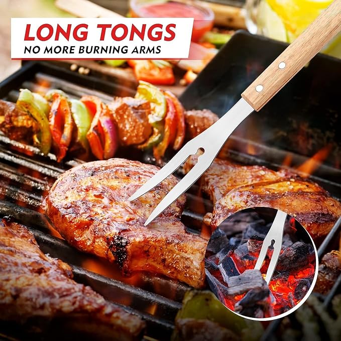 Heavy-Duty Grill Accessories BBQ Tool Sets Multi Functional Spatula - Image 5