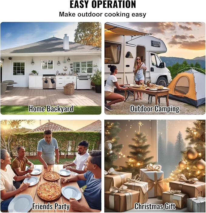 VEVOR Pizza Oven Outdoor, Portable Pizza Stove - Image 6