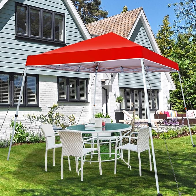 Sunnyglade 10x10 Ft Pop Up Canopy Tent One Button Easy Pop Up Outdoor Instant - Image 7