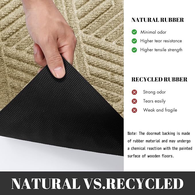 Yimobra Large Door Mat 47x24, All-Season Waterproof Outdoor Mats - Image 5
