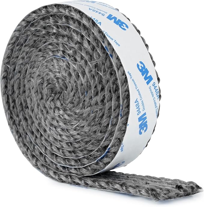 Stanbroil Stove Gasket Tape, 1/8" Thick 72" Length Self Adhesive Flat Gasket by Stanbroil