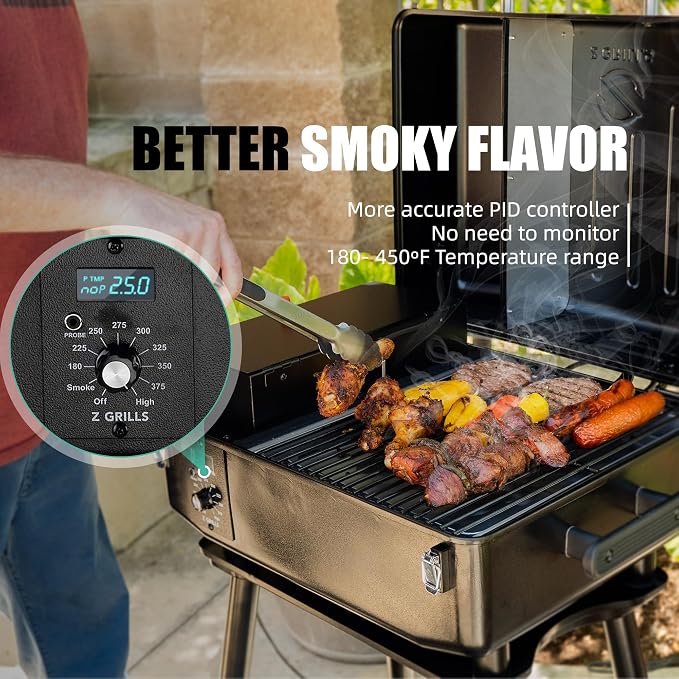 Z GRILLS 200A Table Top Wood Pellet Grill, Pellet Smoker - Image 4