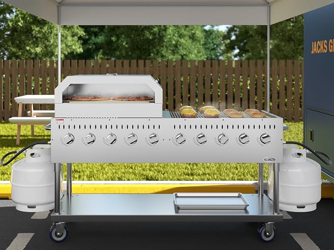 KoolMore 72 in. Commercial Outdoor Propane Gas Grill - Image 4