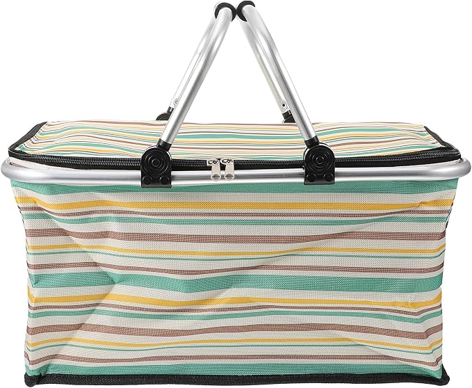 GALPADA Insulated Picnic Basket Multi-Function Cooler Bag by GALPADA