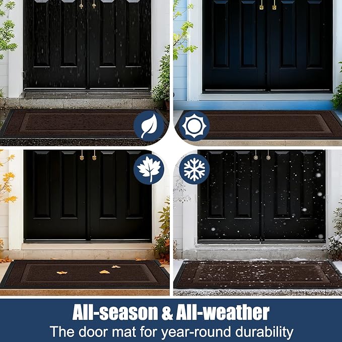 Large Front Door Mat Outside Entrance Indoor Doormat, Outdoor Door Mats - Image 6