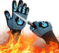 BBQ Fireproof Gloves, Grill Cut-Resistant Gloves 1472°F Heat Resistant Gloves by DKHDBD
