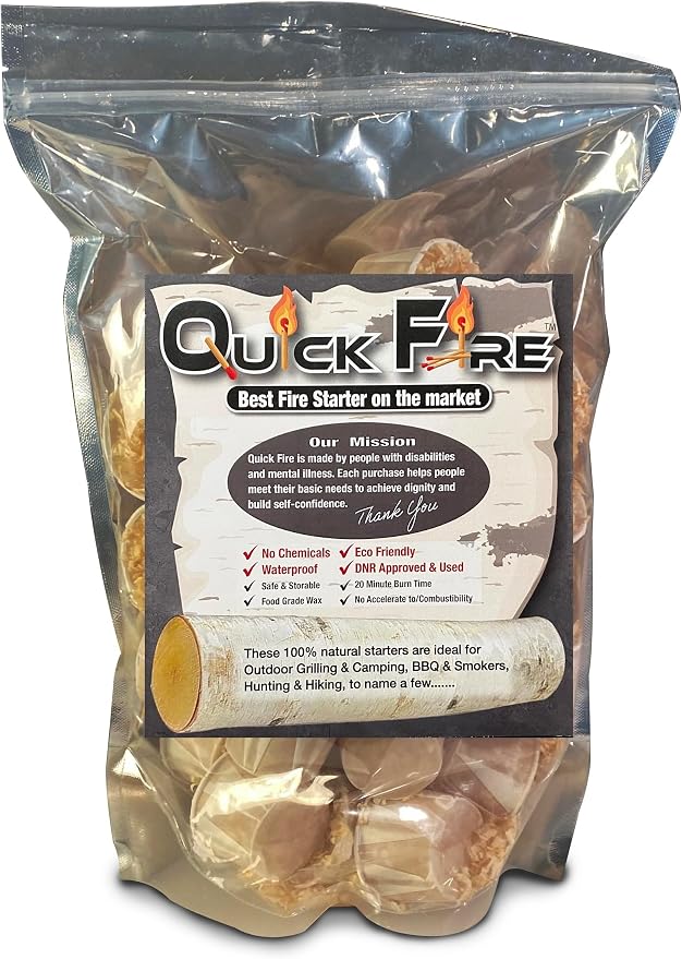 Quick Fire Starter Pods in Resealable Packs - Image 2