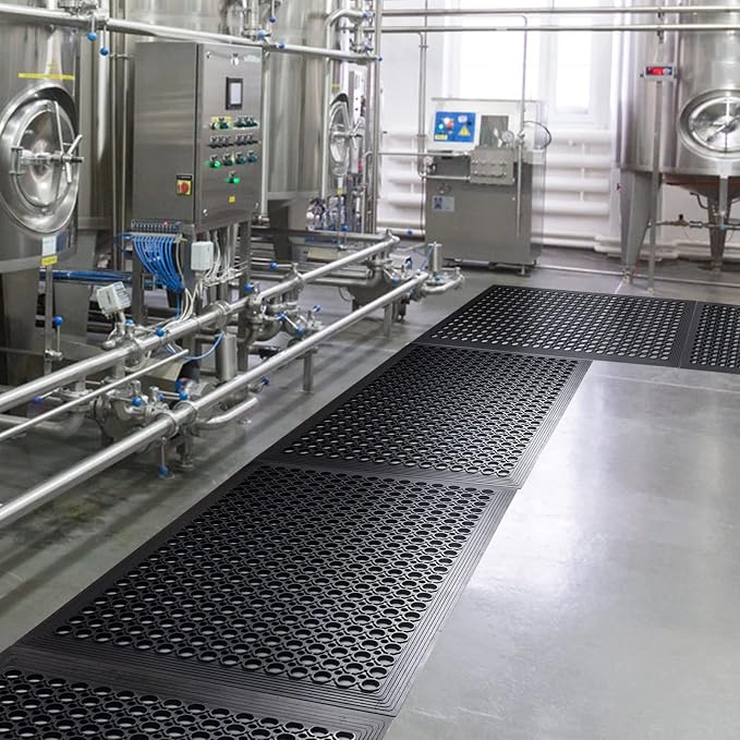 Outdoor Rubber Mat for Floor Anti-Fatigue Non Slip Commercial Restaurant Floor - Image 7