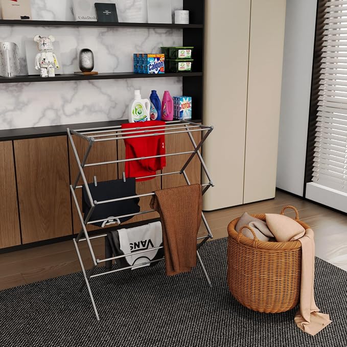 Drying Rack for Laundry, Foldable Clothes Drying Rack, Small Collapsible Dry - Image 7
