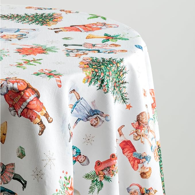 Maison d' Hermine Table Cloth Round Table 100% Cotton 69 Inches Fall Tablecloth - Image 9