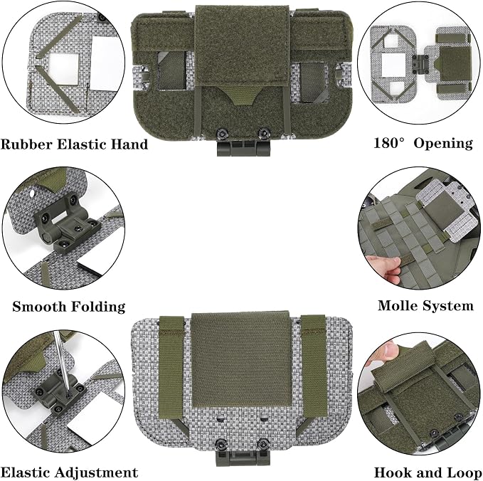 Tactical Phone Holder Available in Full Size Plate Carrier Phone Mount Adjust - Image 4