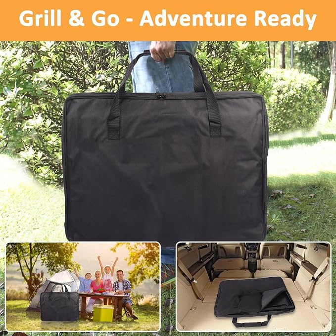 7035 Griddle Cover for Weber Spirit 300 Series Griddle Carry Bag, Waterproof - Image 7