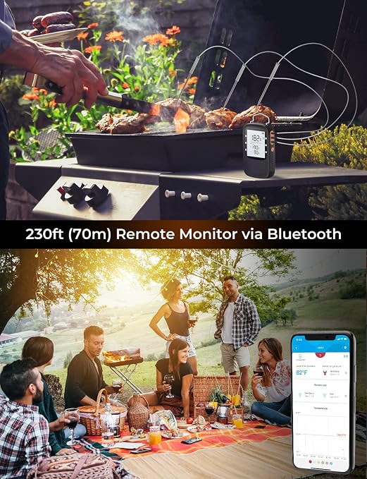 Govee Bluetooth Meat Thermometer, Wireless Meat Thermometer - Image 3