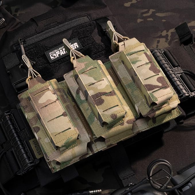 EXCELLENT ELITE SPANKER Tactical Open-Top Single/Double/Triple Molle Mag Pouch - Image 7