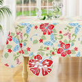misaya Rectangle Waterproof Vinyl Table Cloth, Wipeable Tablecloth by misaya