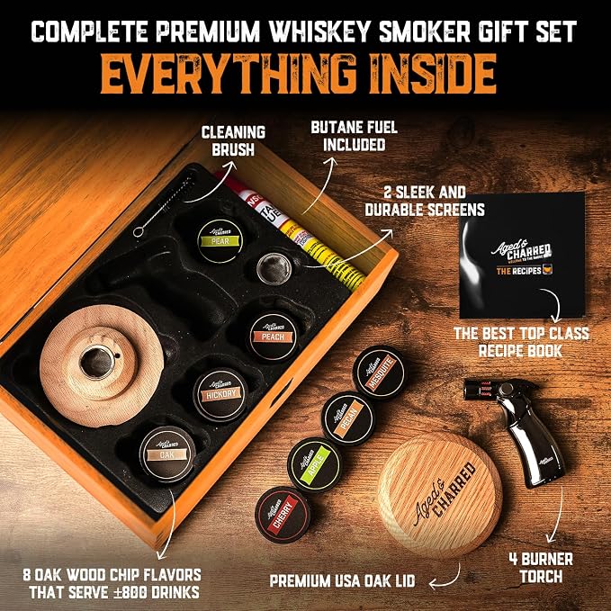 Whiskey Cocktail Smoker Kit - Image 4