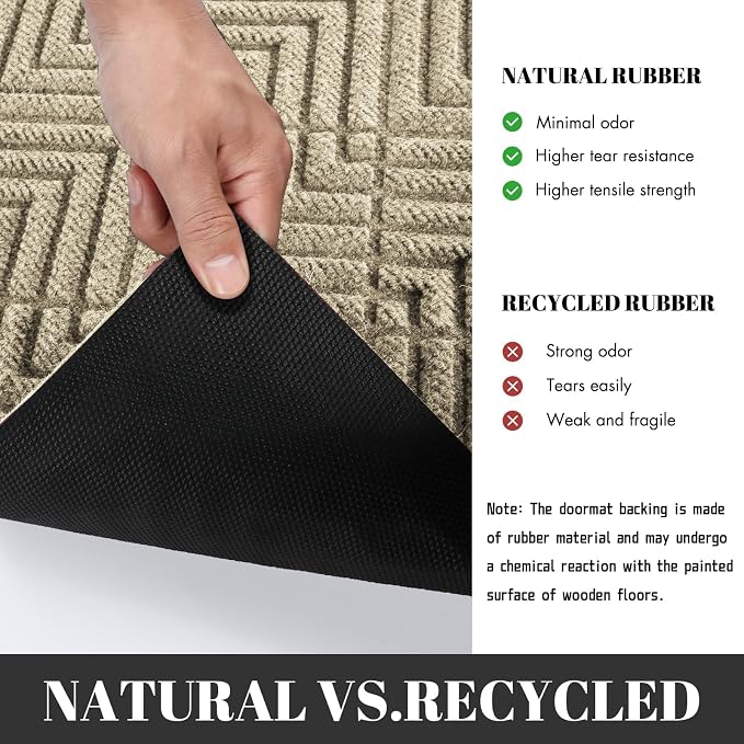 Yimobra Door Mats Outdoor 29.5x17, All-Season Waterproof Outdoor Mats - Image 5