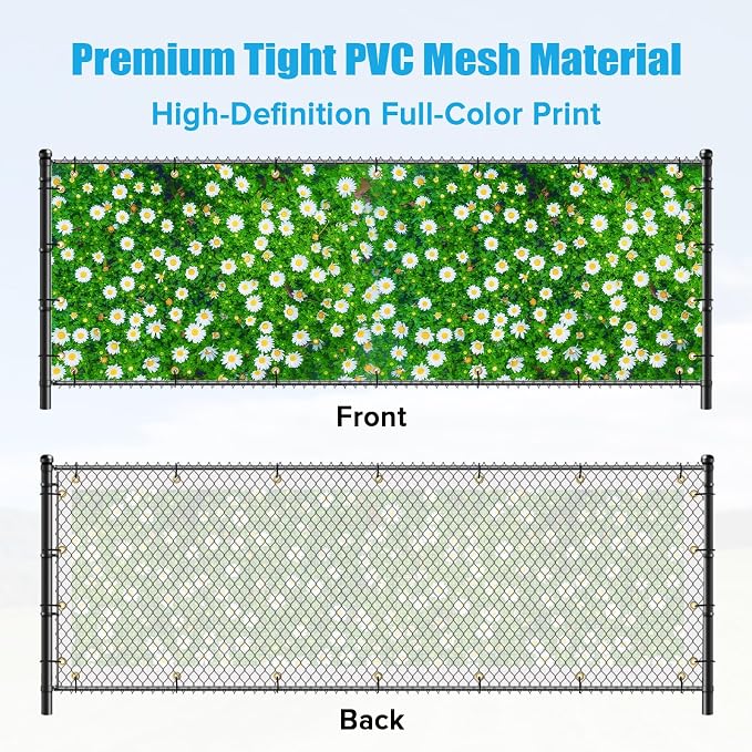 UPGRADE Custom Scenic Privacy Fence Screen - Image 5