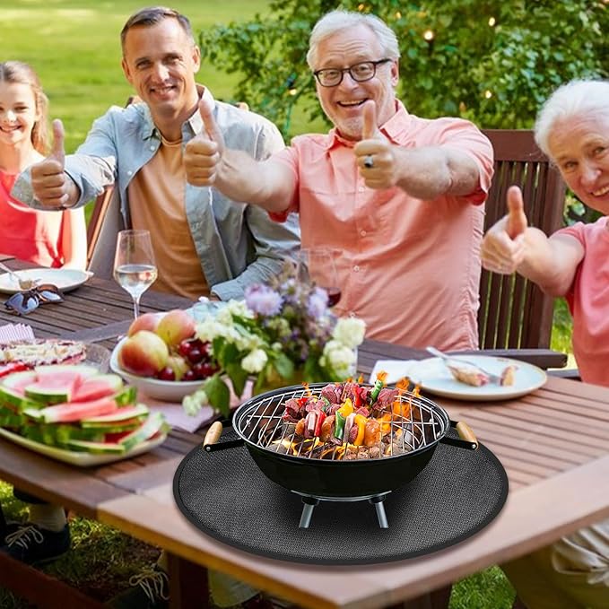 Solo Stove Tabletop Fire Pit Mat, Small Under Grill Pad to Protect Your Table - Image 7