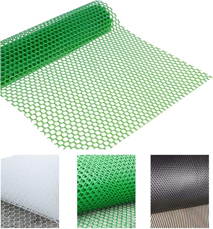 39.3″ x 32.8′ Chicken Mesh Fence Roll Versatile Plastic Fencing Netting Heavy by Unknown