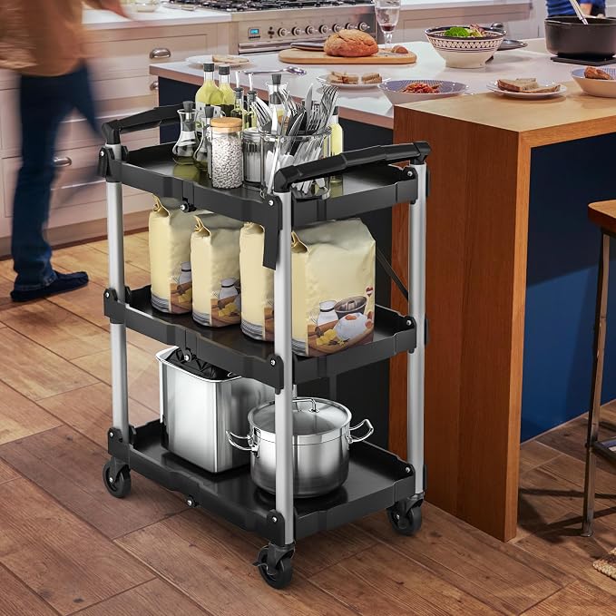 YITAHOME 240LBS Folding Utility Cart - Image 6