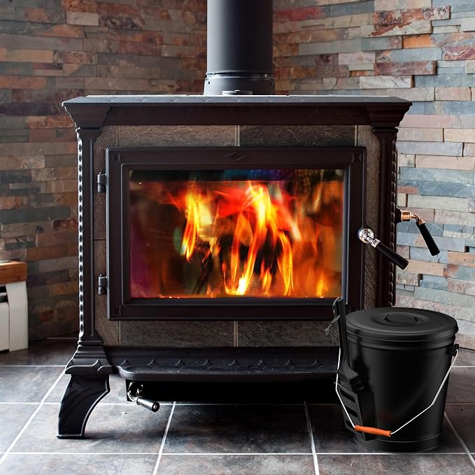 Home-Complete 4.75 Gallon Black Ash Bucket - Image 6
