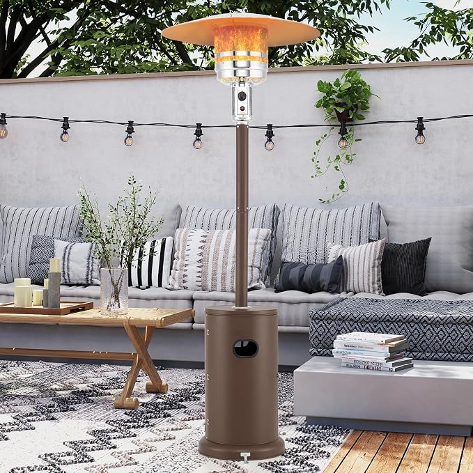 Tangkula 50, 000 BTU Propane Outdoor Heater, Patio Heater - Image 8