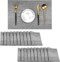 Leetaltree Grey Placemats, Heat Resistant Non-Slip Place mats by Leetaltree-ArtatEveryTable