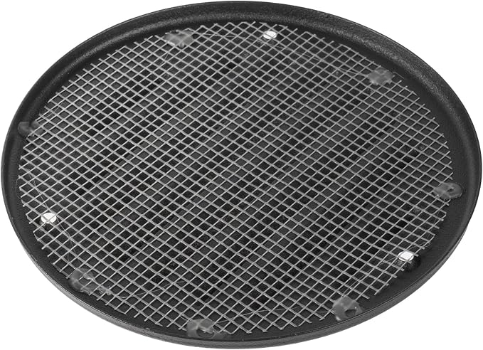 Square Ventilation Grille / 5" Inch Inside Measurement/Black Metal Air Vent - Image 4