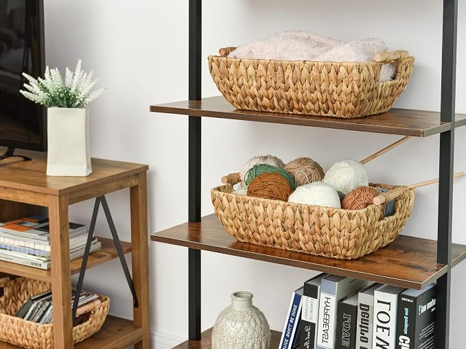 StorageWorks Hand-Woven Jumbo Storage Baskets - Image 6