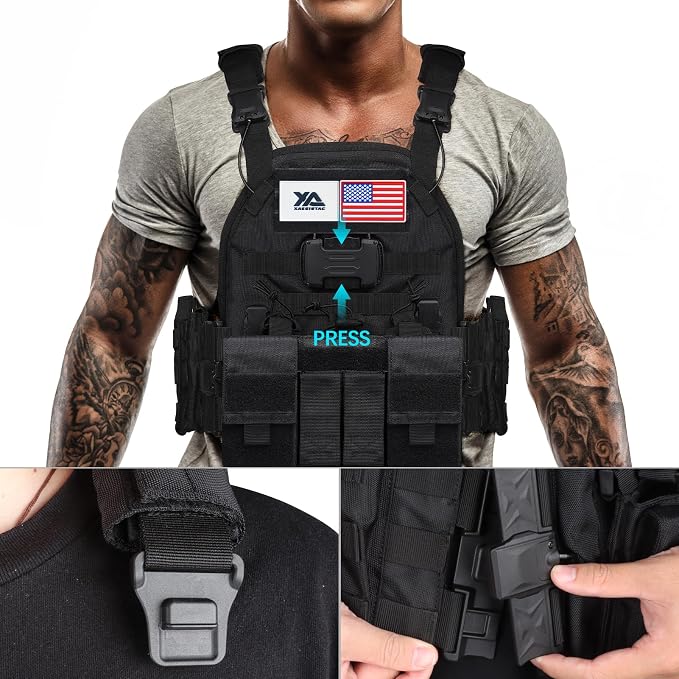 xaegistac Tactical Vest -Adjustable Modular Design - Image 8