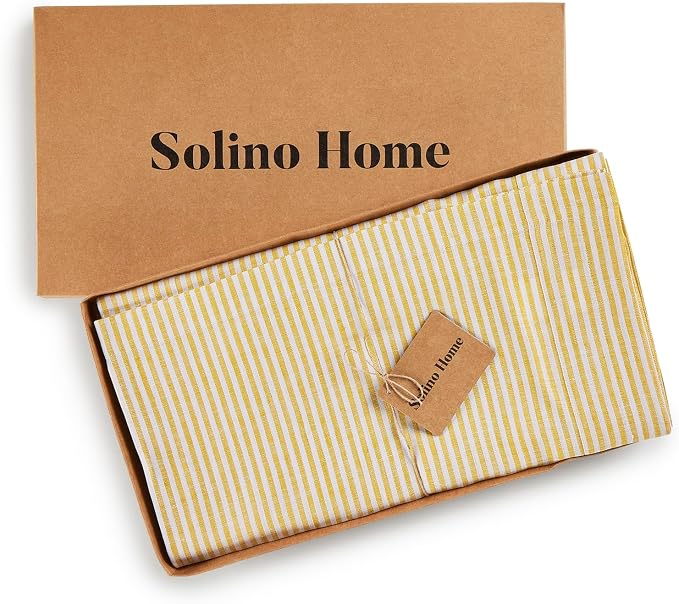 Solino Home Linen Table Runner 132 Inches Long - Image 6